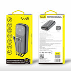 Budi 20000mAh 20W PD & QC3.0 Fast Charge Power Bank